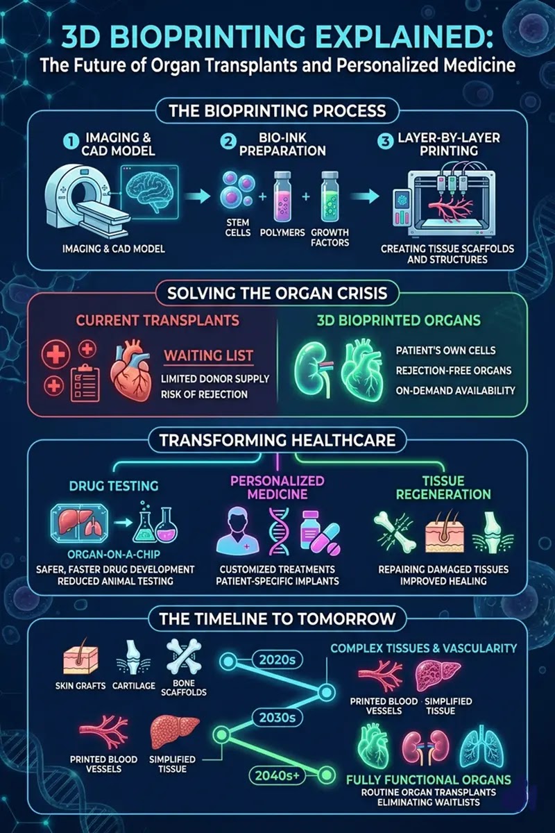 3D Bioprinting Could Revolutionize Organ Transplants and Precision Medicine